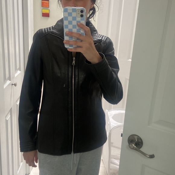 Andrew Marc Leather Jacket - Picture 10 of 12